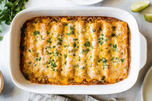 Cream Cheese Chicken Enchiladas