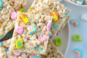 Lucky Charms Rice Crispy Treats