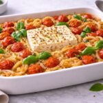 Baked Feta Pasta with Cherry Tomatoes