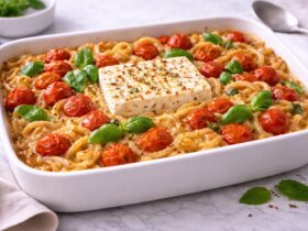 Baked Feta Pasta with Cherry Tomatoes