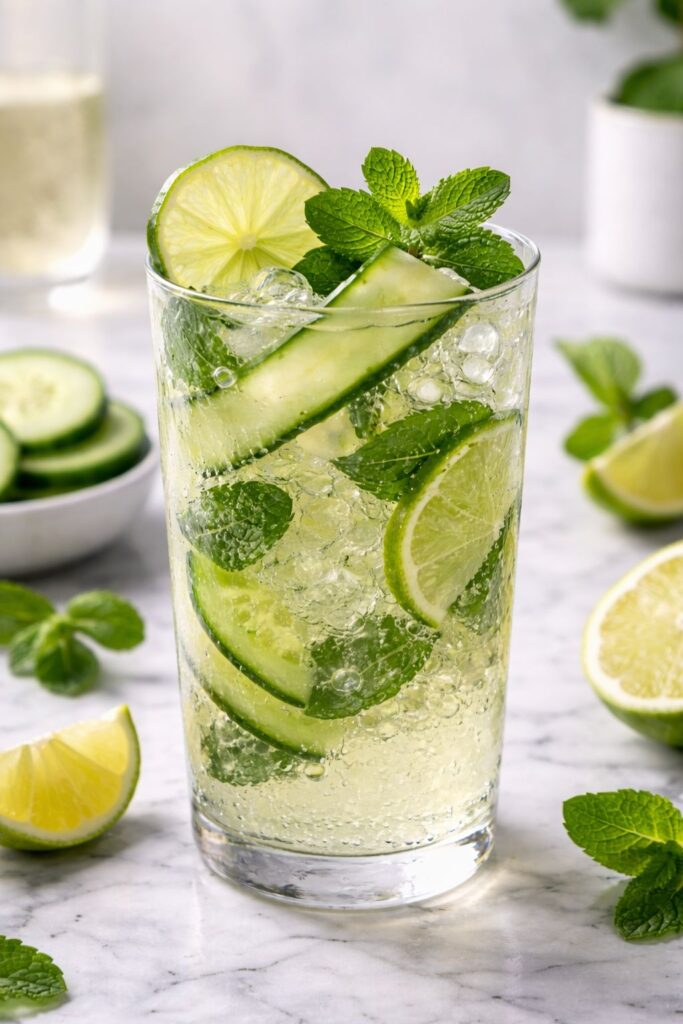 Cava Cucumber Mint Lime Recipe