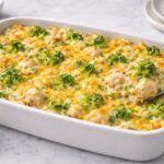 Cheesy Chicken Broccoli Rice Casserole