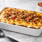 Cheesy Loaded Meatloaf Casserole