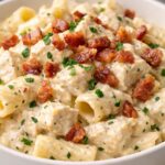 Creamy Chicken Bacon Ranch Pasta