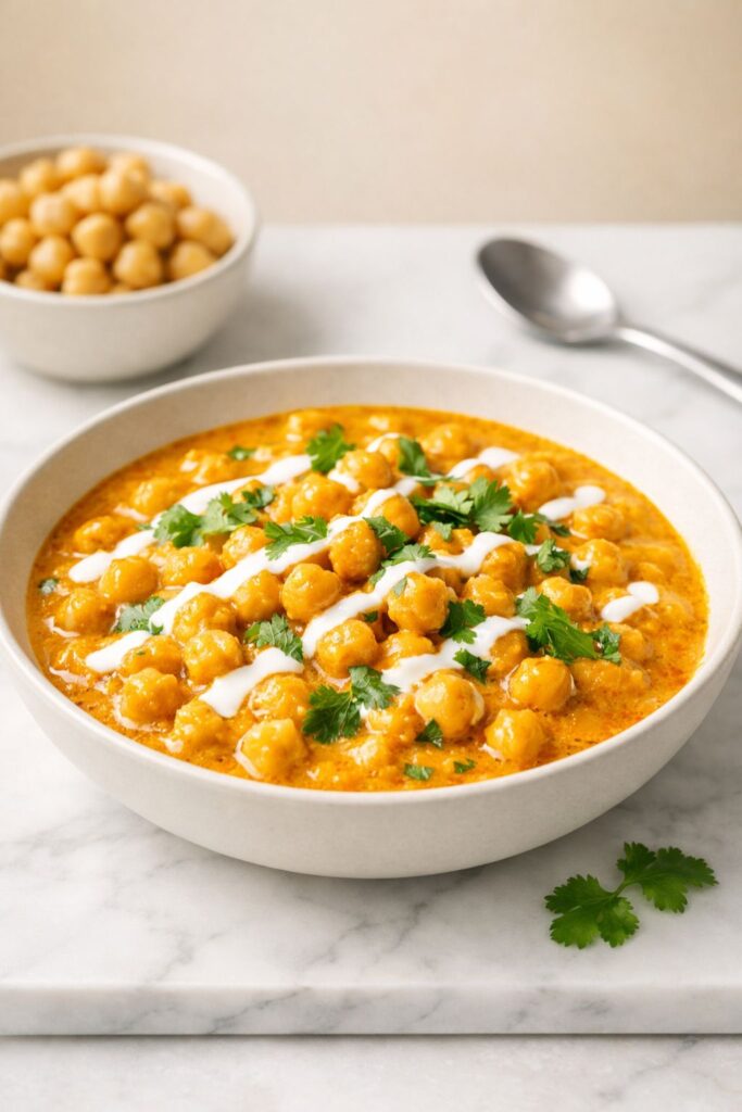 Creamy Coconut Chickpea Curry Recipe