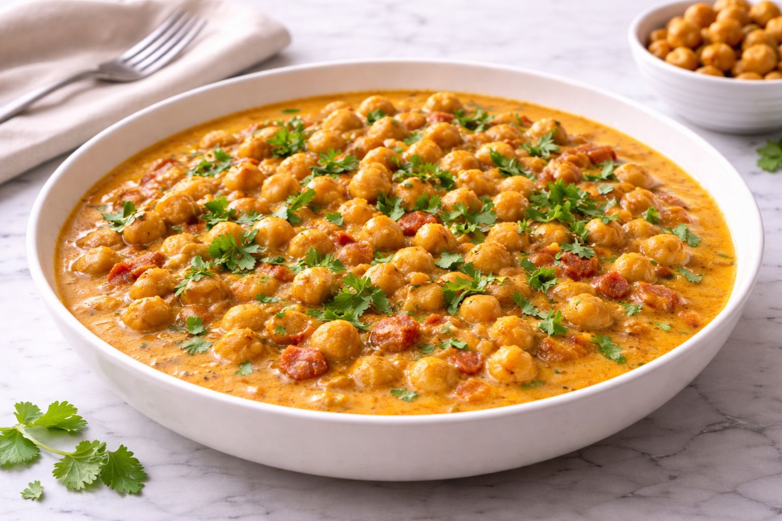 Creamy Coconut Chickpea Curry Recipe