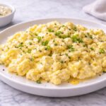 Creamy Cottage Cheese Scrambled Eggs
