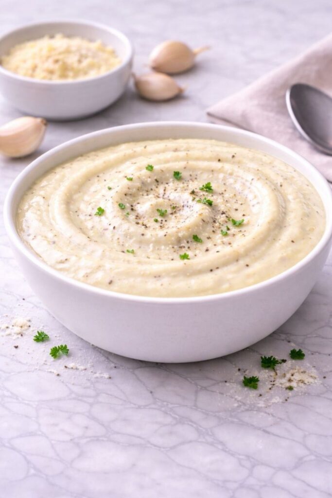 Garlic Parmesan Pizza Sauce Recipe