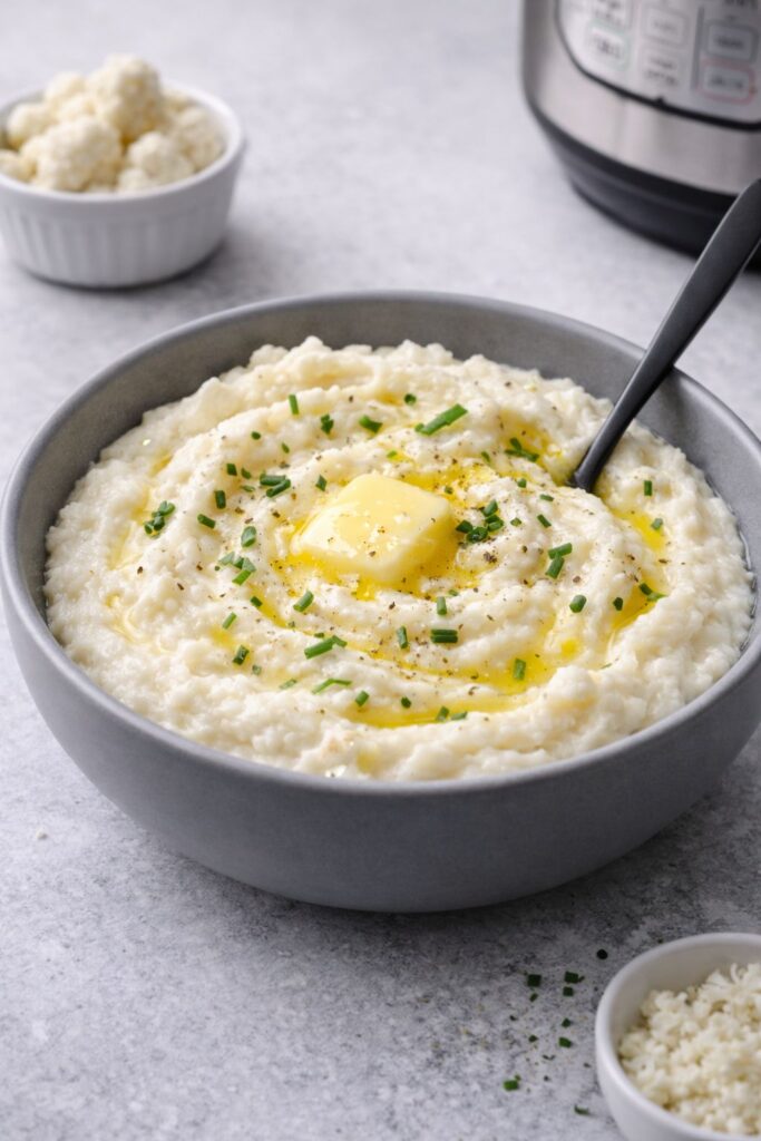 Instant Pot Cauliflower Mashed Potatoes Recipe