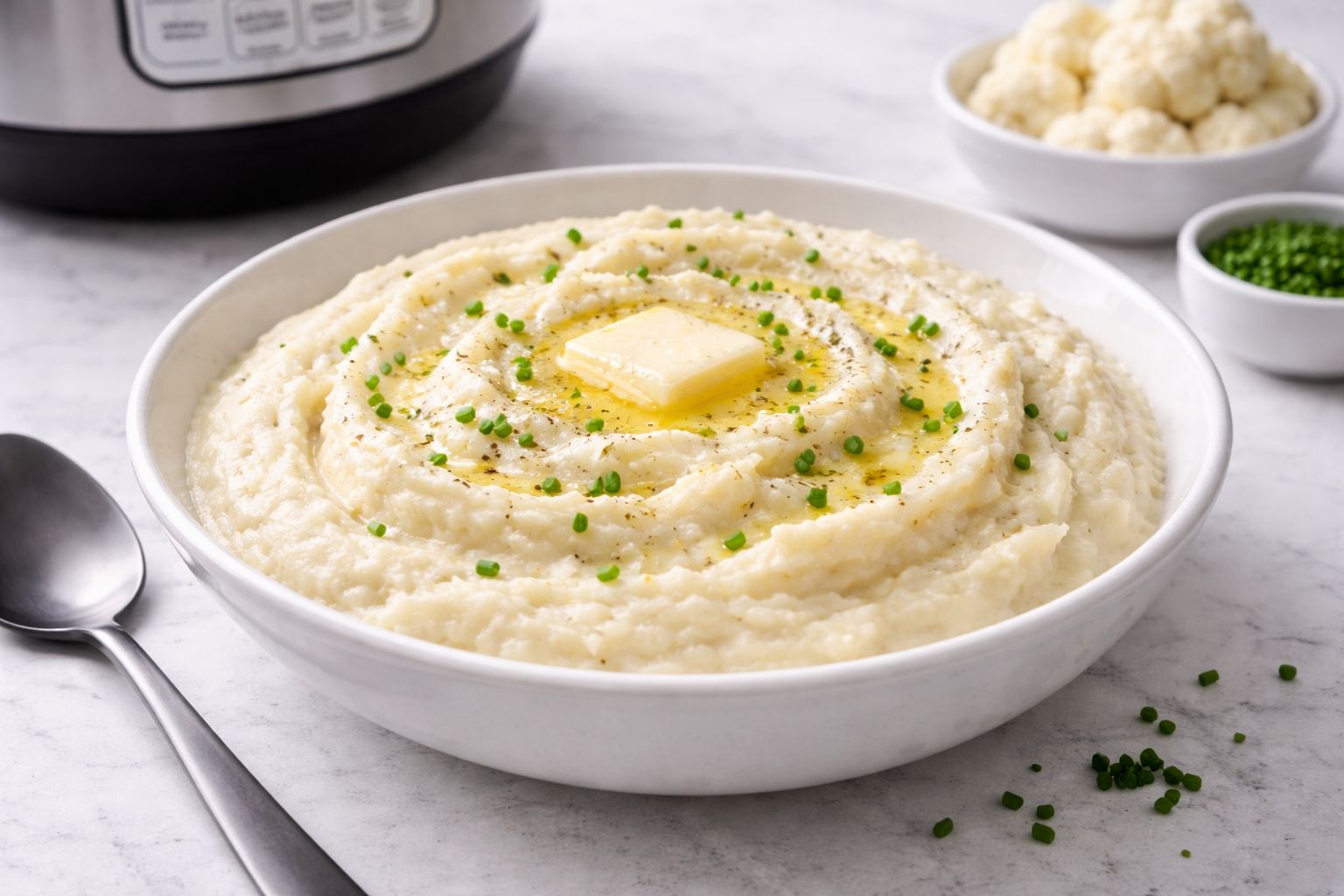 Instant Pot Cauliflower Mashed Potatoes Recipe