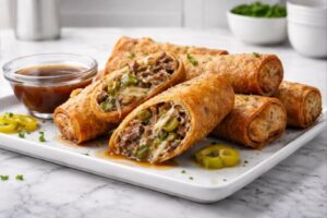 Italian Beef Egg Rolls Recipe
