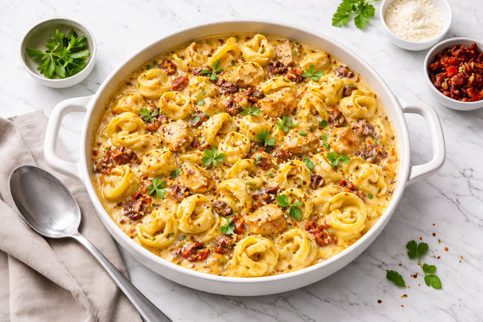 Marry Me Chicken Tortellini