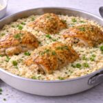 One-Pan Creamy Parmesan Chicken and Rice