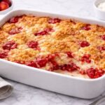 Strawberry Cheesecake Dump Cake