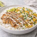 Street Corn Chicken Rice Bowl