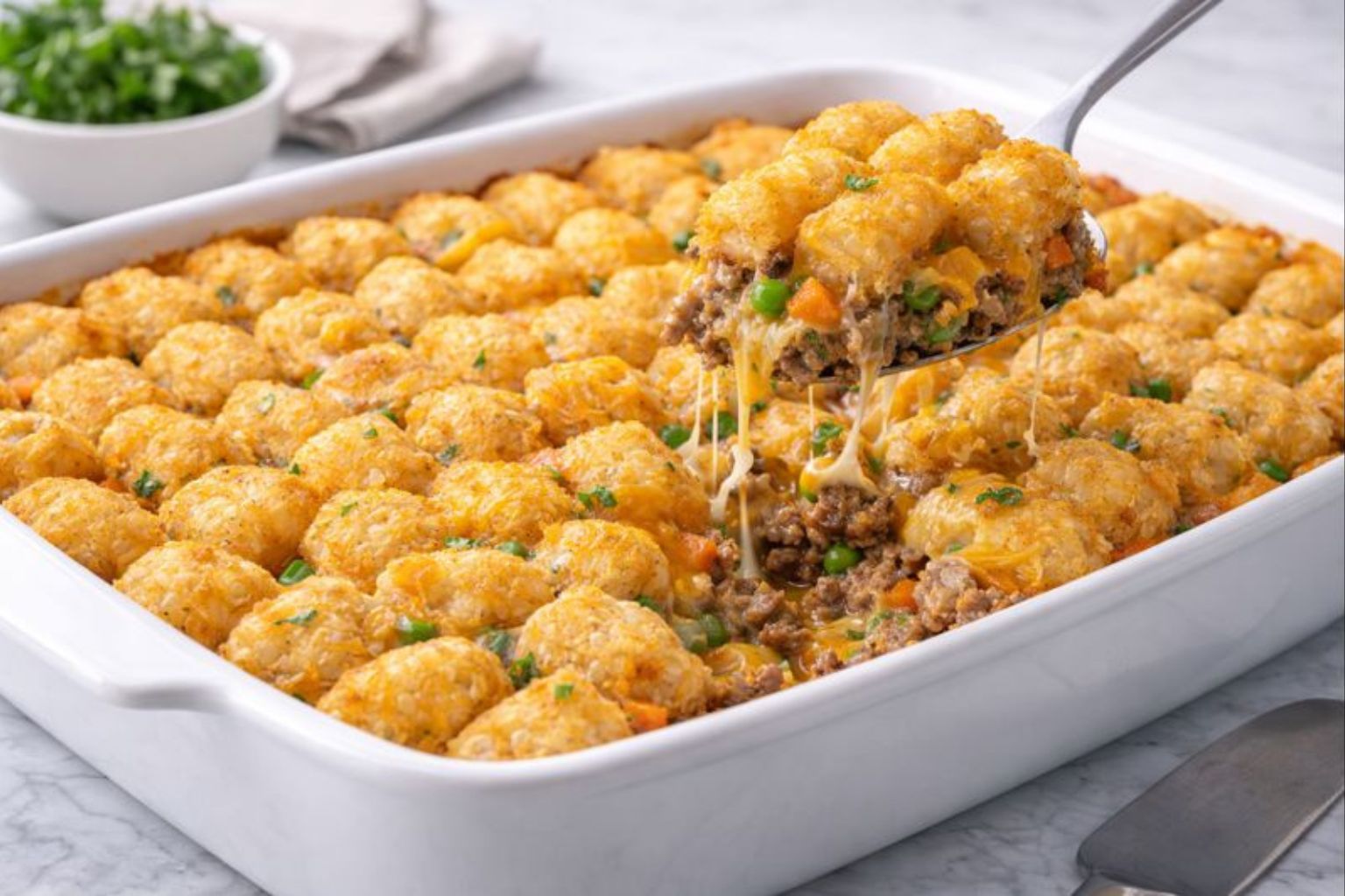 Tater Tot Casserole With Ground Beef Recipe