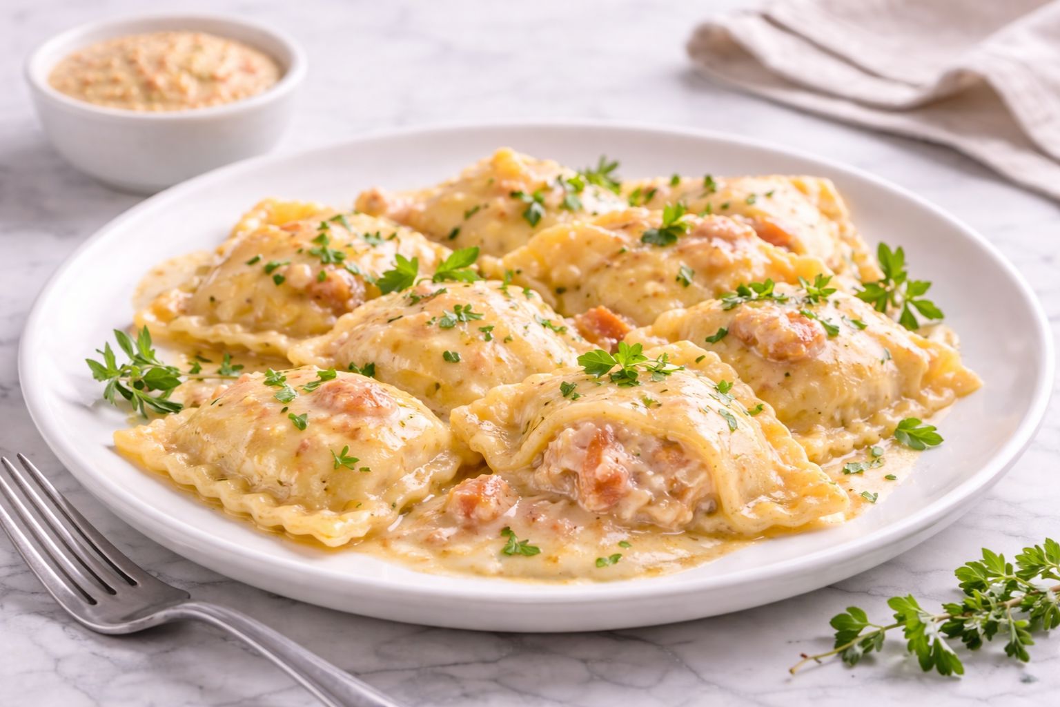 Carrabba’s Lobster Ravioli Recipe
