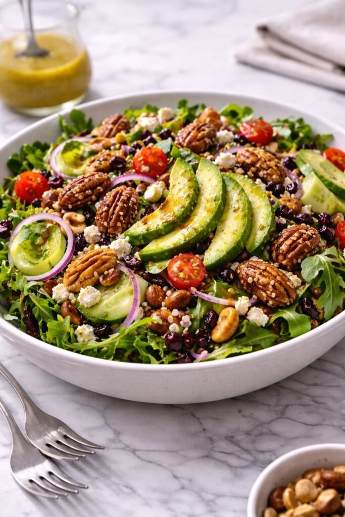 Nutty Mixed Up Salad Recipe