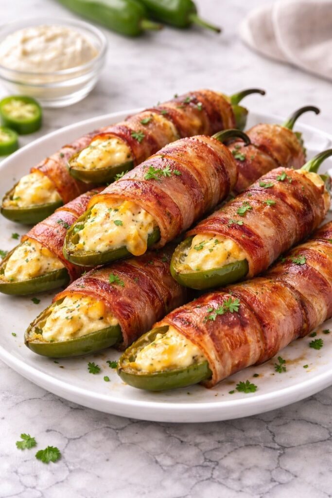 Bacon-Wrapped Jalapeno Poppers Recipe