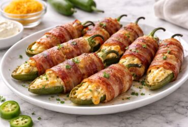 Bacon-Wrapped Jalapeno Poppers Recipe