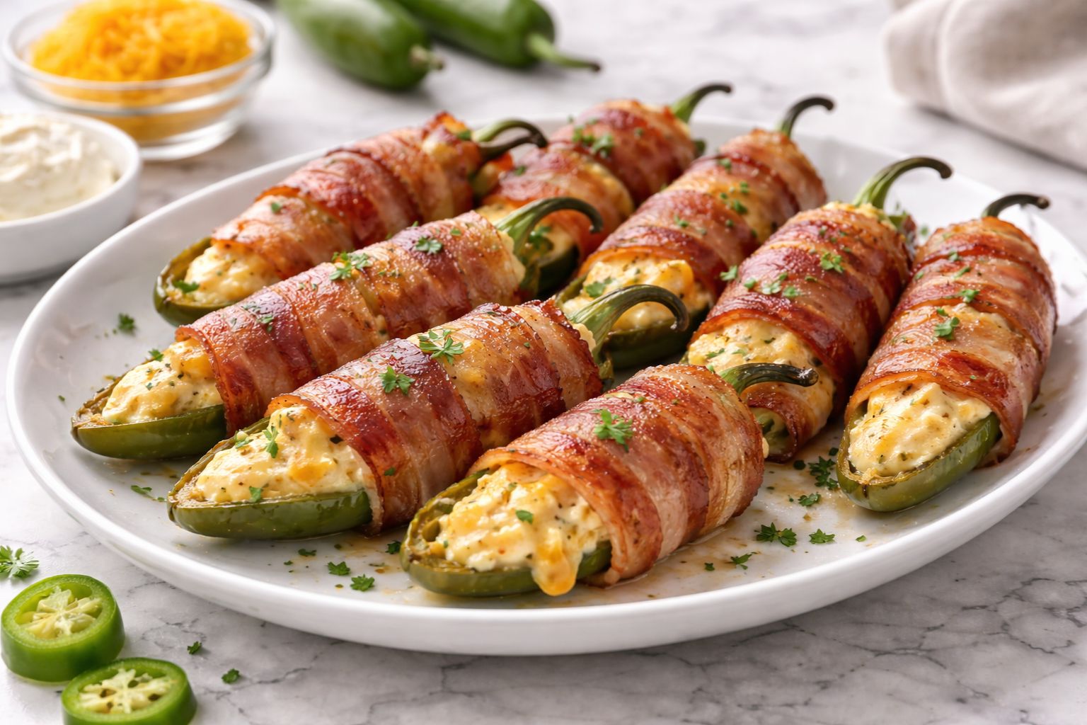 Bacon-Wrapped Jalapeno Poppers Recipe