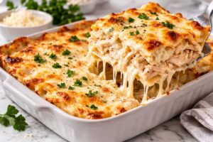 Chicken Alfredo Lasagna Recipe