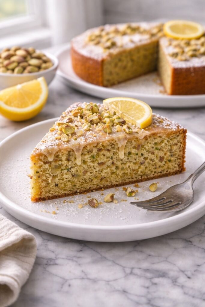 Flourless Lemon Pistachio Cake Recipe