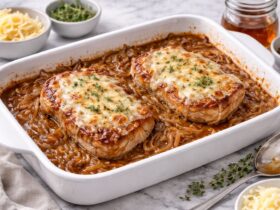 French Onion Pork Chops Baked
