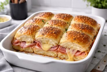 Ham and Cheese Hawaiian Rolls