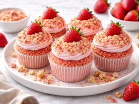 Strawberry Crunch Cupcakes Recipe