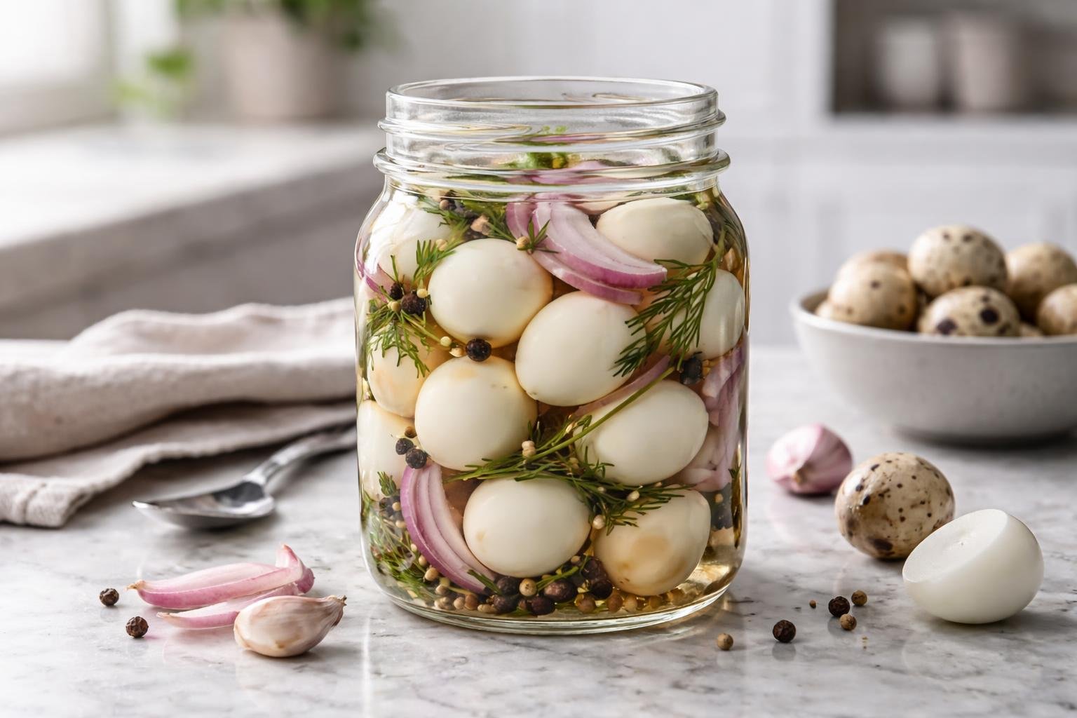 Pickled Quail Eggs Recipe