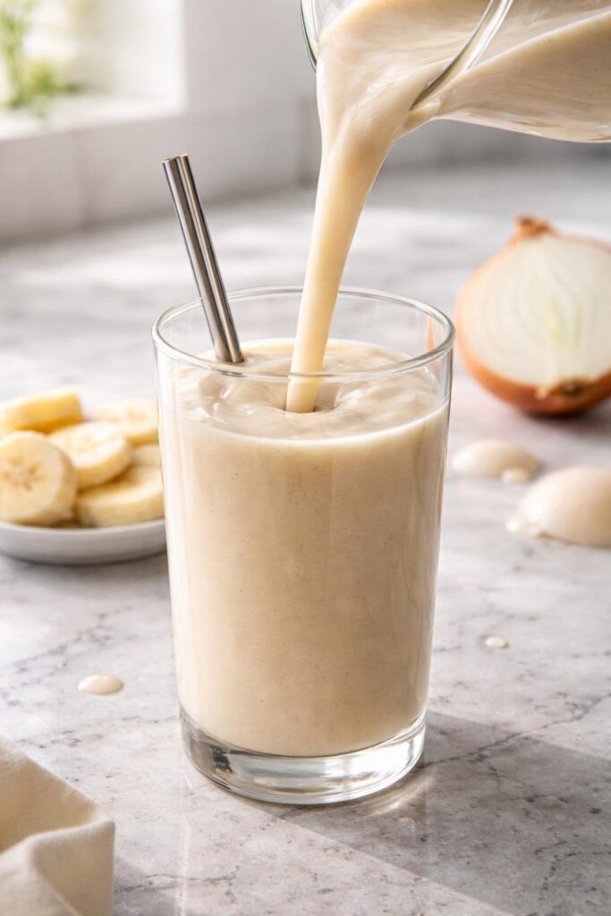 Onion And Banana Juice Recipe