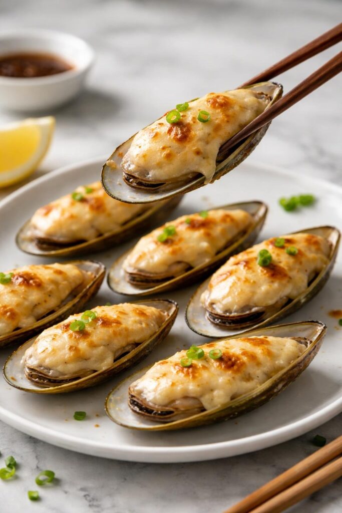 Japanese Baked Mussels Recipe