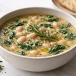 Cozy Rosemary and Garlic White Bean Soup