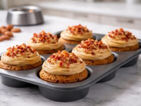 Bacon and Peanut Butter Cupcakes for Dogs Recipe