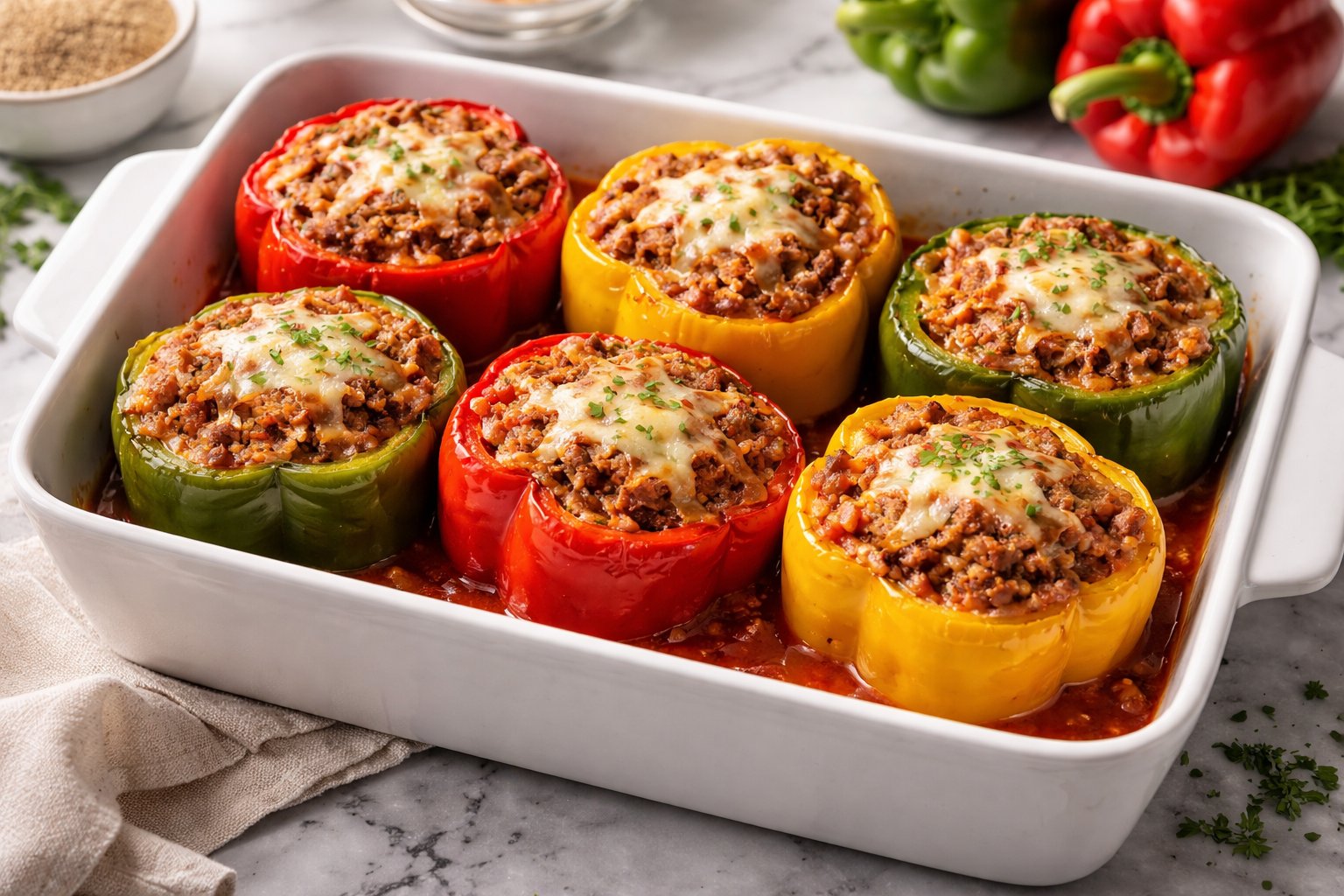 Stove Top Stuffed Peppers Recipe