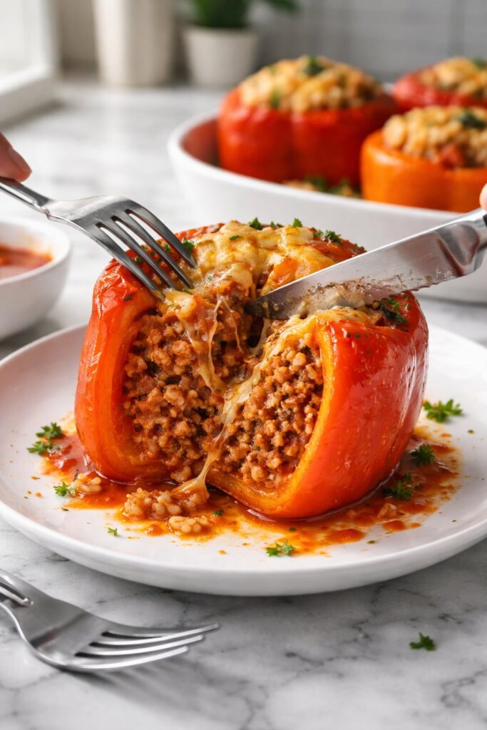Stove Top Stuffed Peppers Recipe