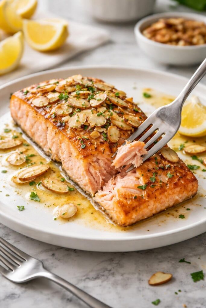 Salmon Almondine Recipe
