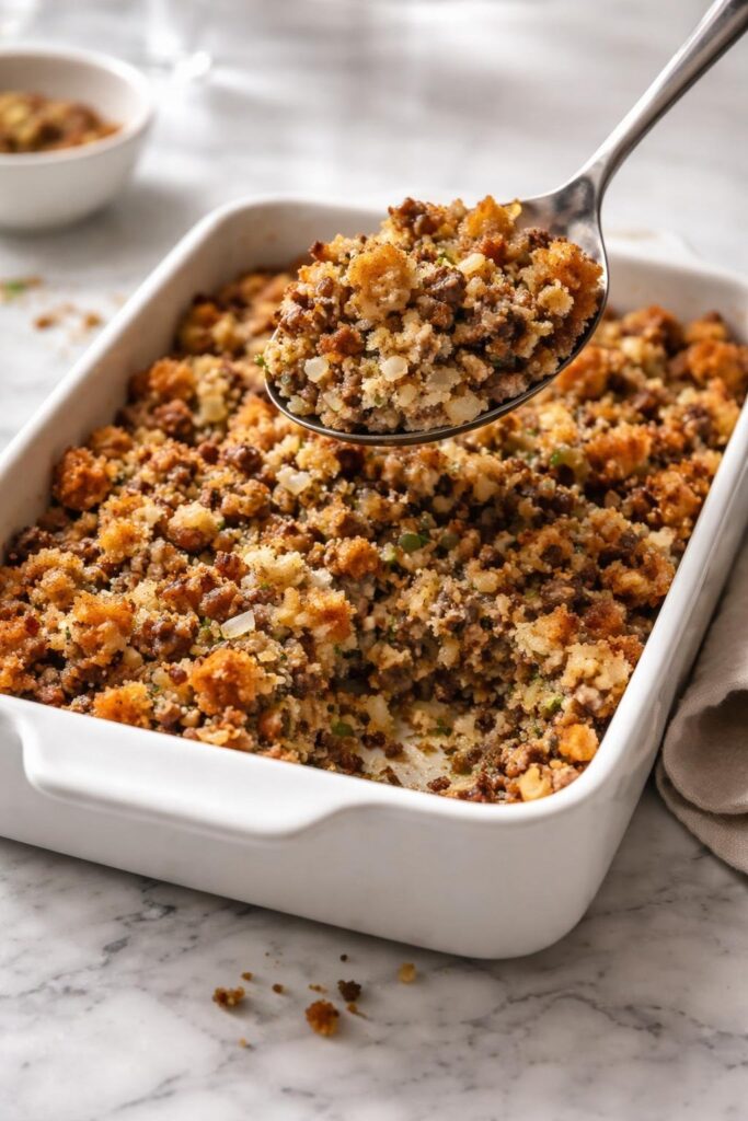 Hamburger Stuffing Recipe