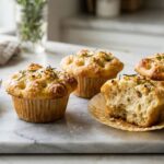 Golden Crust Garlic Rosemary Focaccia Muffins Recipe