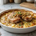 Smothered Pork Chop and Scalloped Potato Casserole