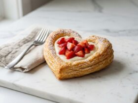 Strawberry Cream Cheese Heart Danish