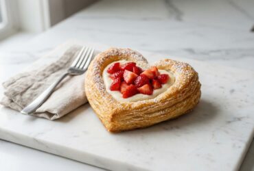 Strawberry Cream Cheese Heart Danish