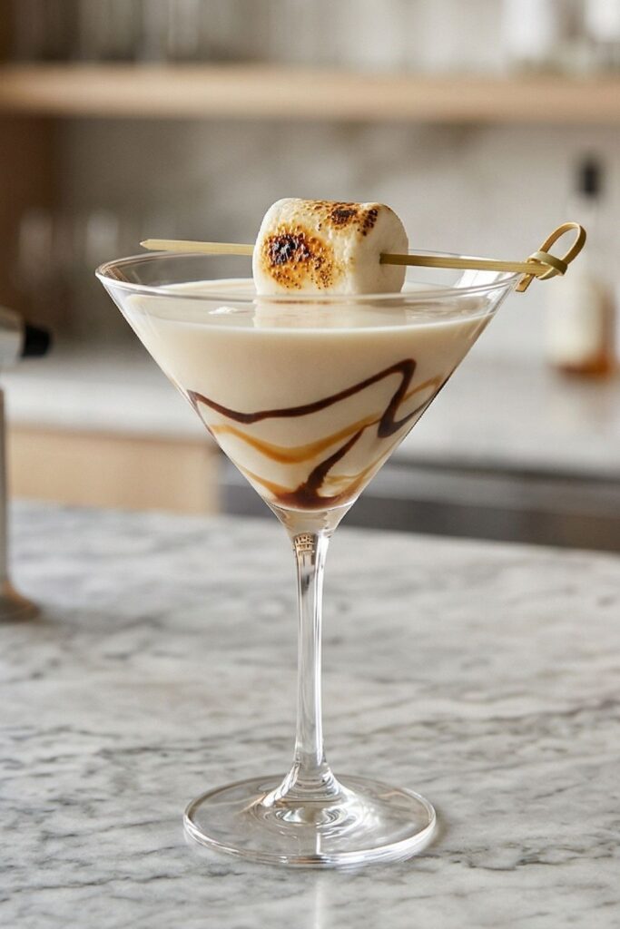 Toasted Marshmallow Martini Recipe