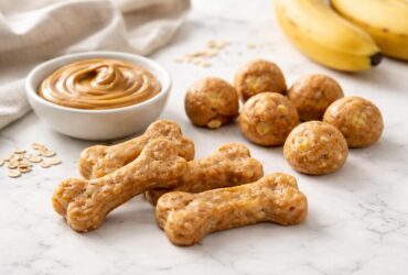 Peanut Butter Banana Dog Treats Recipe