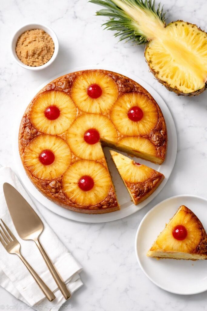 Pineapple Upside Down Cake with Box Cake Recipe