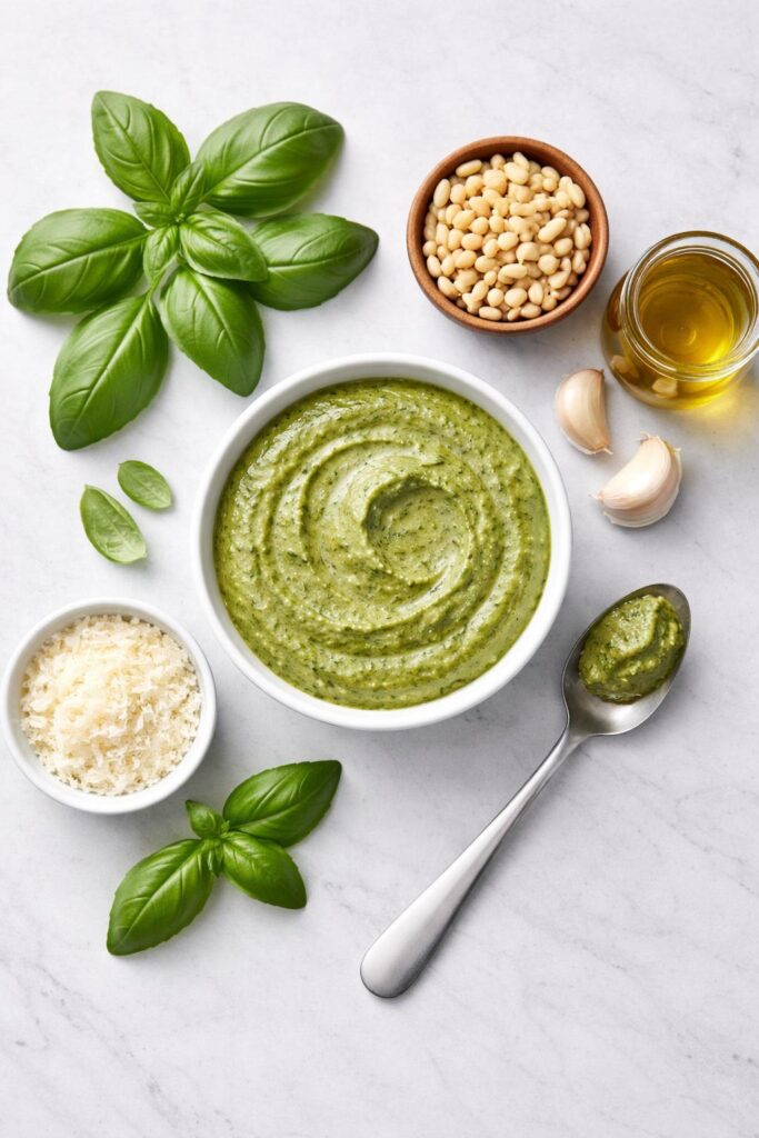Creamy Pesto Sauce Recipe