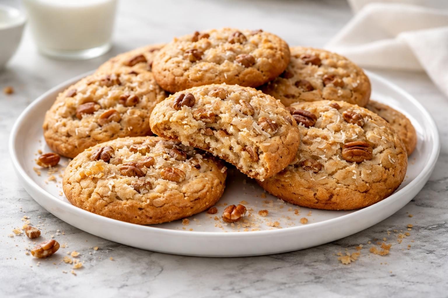 Coconut Pecan Cookies Recipe