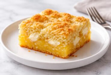 Lemon Dump Cake with Cream Cheese Recipe