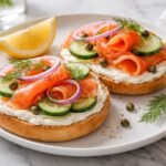 Bagels with Lox and Cream Cheese Recipe